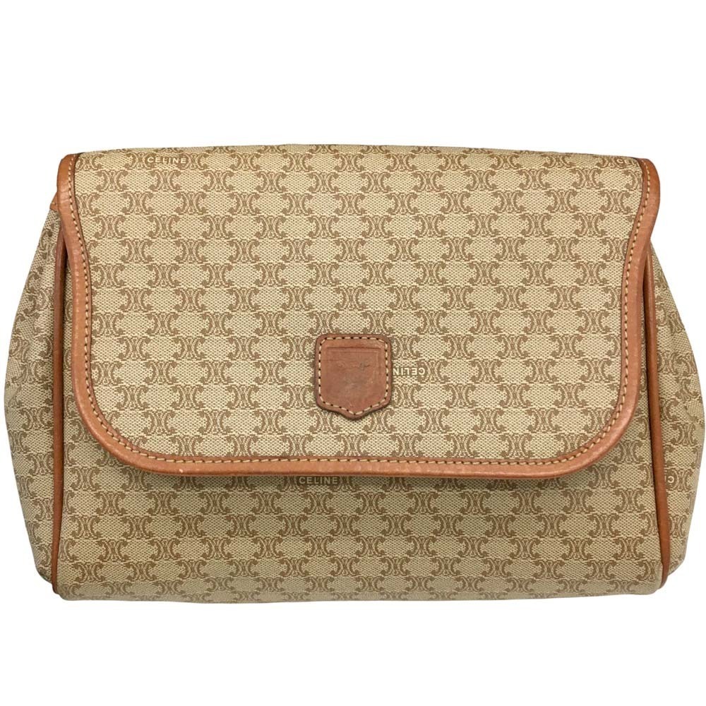 Celine Macadam Shoulder Bag Crossbody Beige - Picture 2 of 10